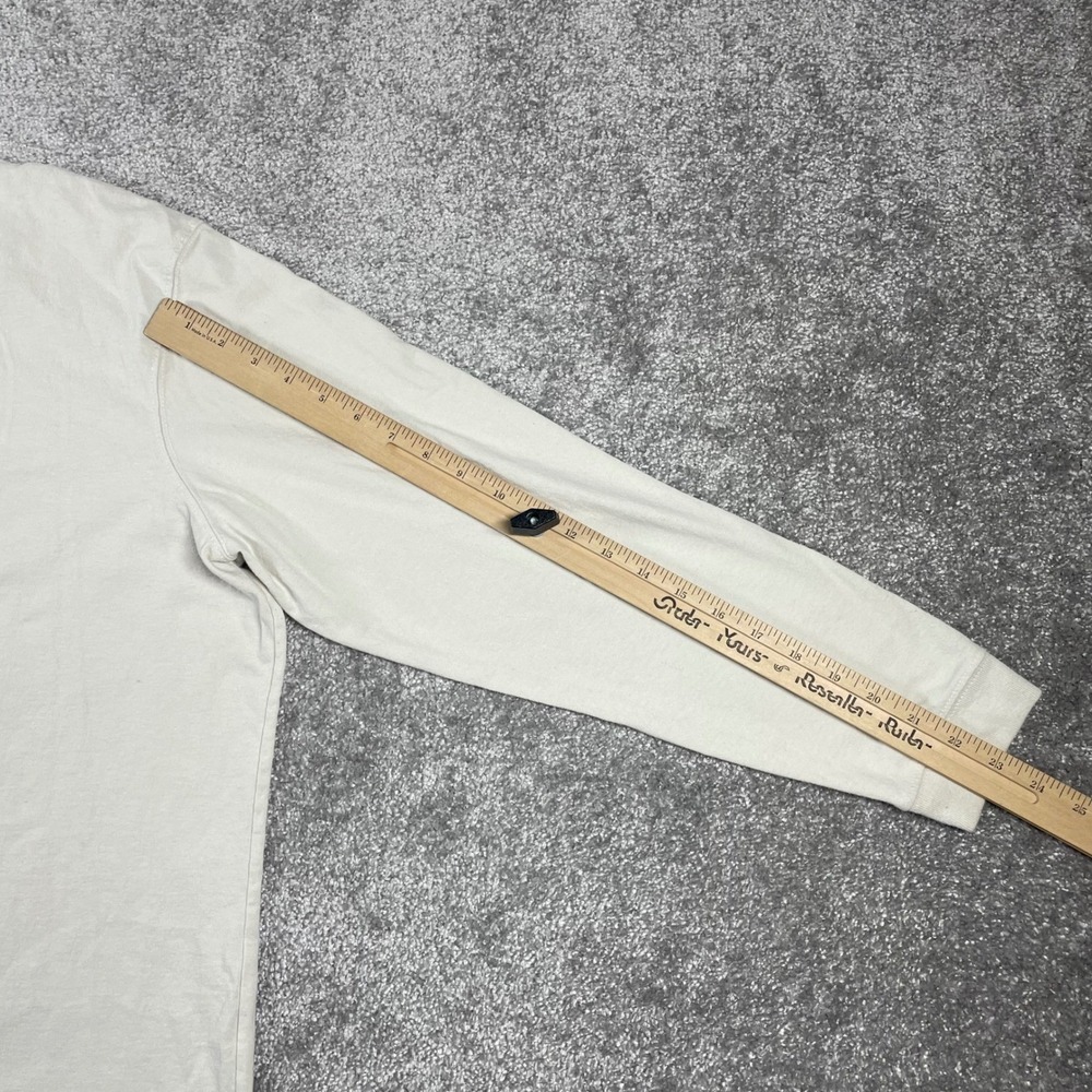 Carhartt T Shirt Womens Extra Large 16 18 Dearborn Loose Long Sleeve Logo White - Picture 11 of 13